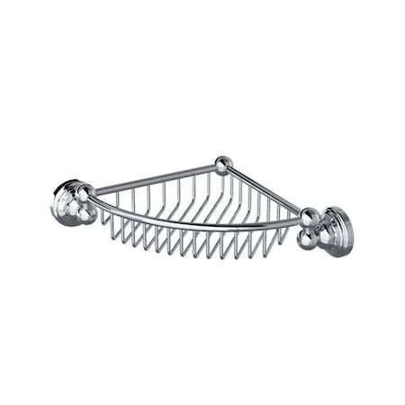 Corner Basket Accessory In Polished Chrome